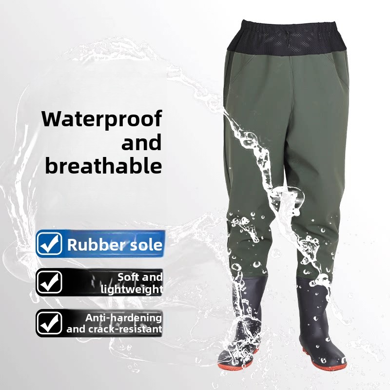 Thickened Waist-Length Overall - Fishing Rain Suit review and price