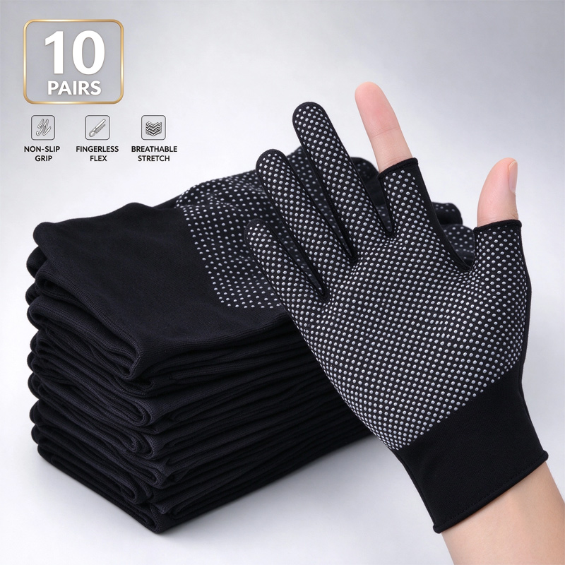 1-10 Pair Touchscreen Nylon Gl - Fishing Gloves review and price