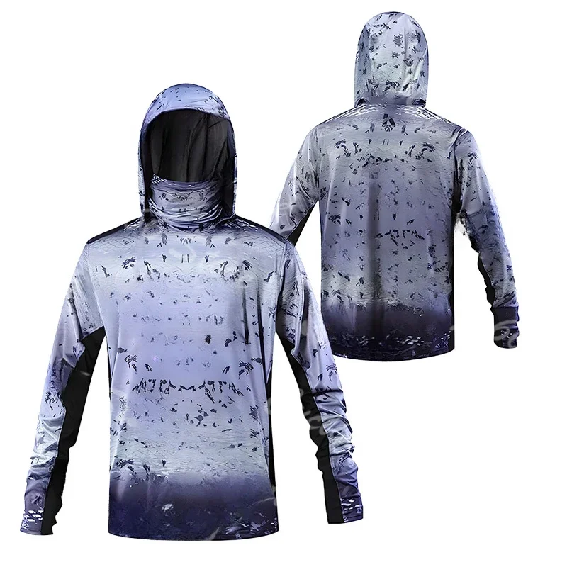 Men 3D Print Hooded Fishing Sh - Fishing Shirt Uv Protection review and price