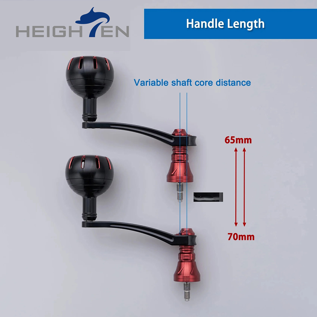 HEIGHTEN 65mm-70mm Handle With - Shimano Reel Stradic review and price