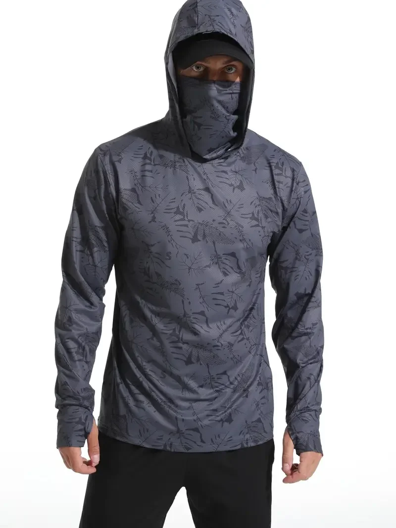 Fishing Shirt Hooded Men Fishi - Fishing Mask Sun Protection review and price