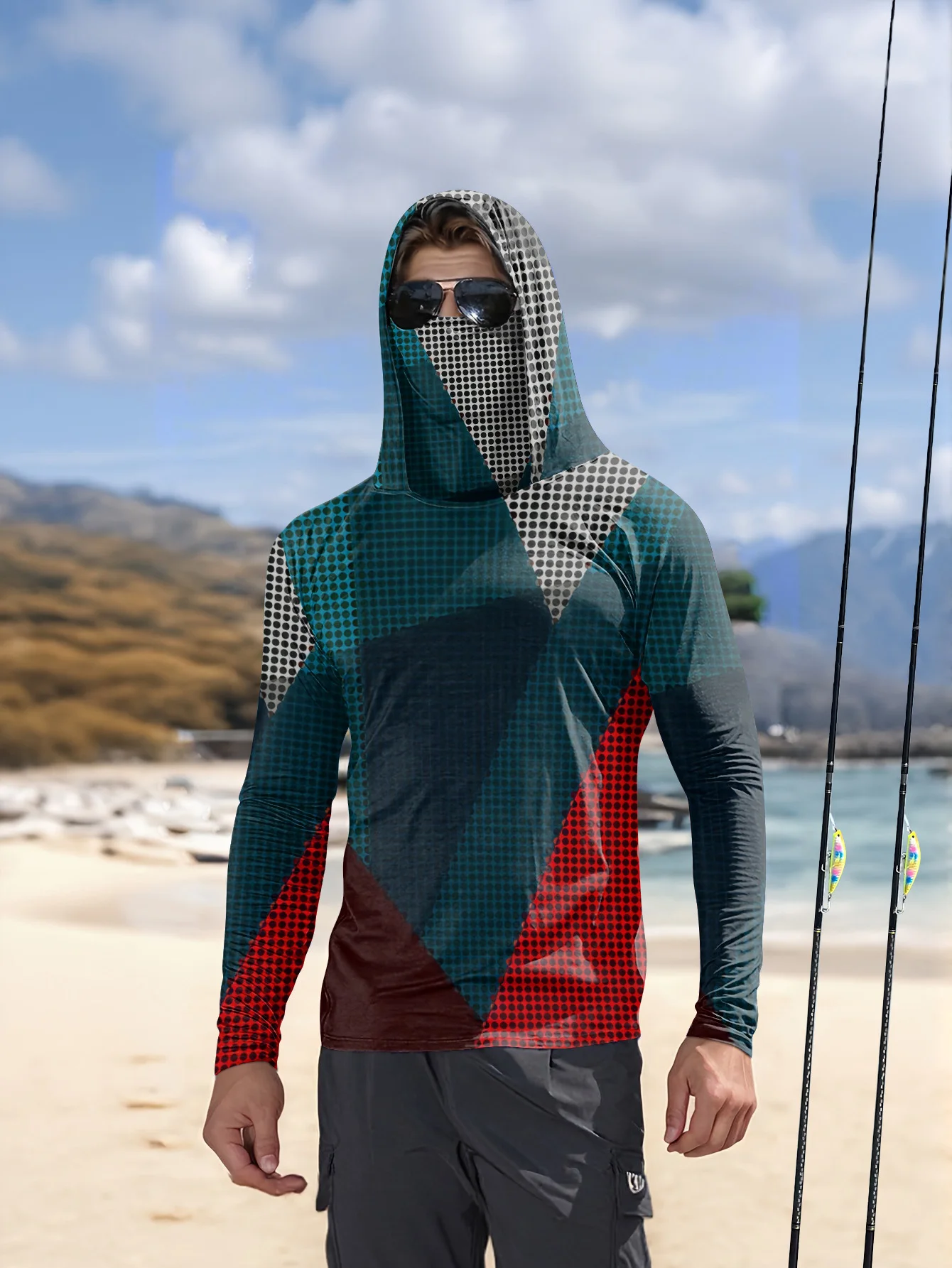 Fishing Hoodie Men Long Sleeve - Fishing Shirt Uv Protection review and price